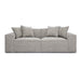Mindy 84" Performance Chenille Basketweave Modular Loveseat - Home And Beyond