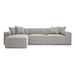Mindy 4-Piece Performance Chenille Basketweave Modular Sectional - Home And Beyond
