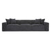 Mindy 115" Performance Chenille Basketweave Modular Sofa - Home And Beyond