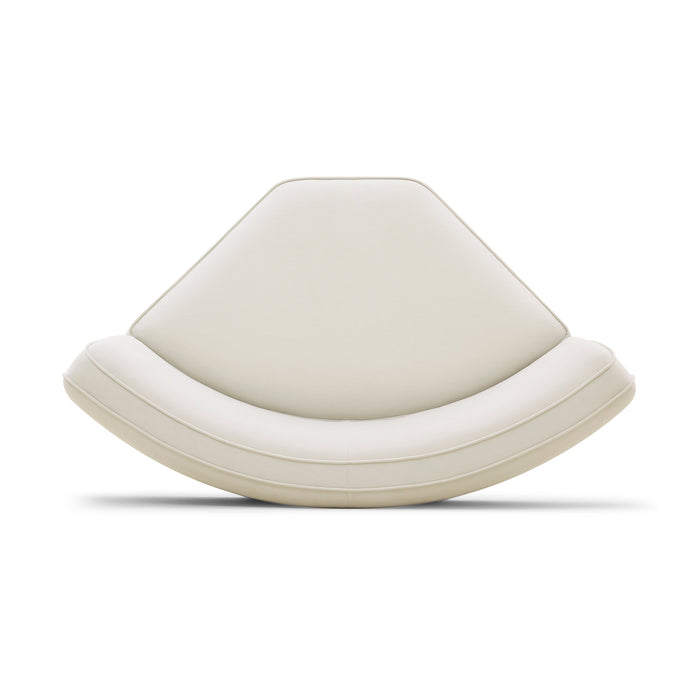 Travie Sand Upcycled Performance Linen Wedge Corner Chair