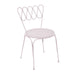 Erica Pink Wrought Iron Outdoor Chair - Home And Beyond