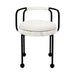 Pansy Cream Outdoor Dining Chair - Home And Beyond