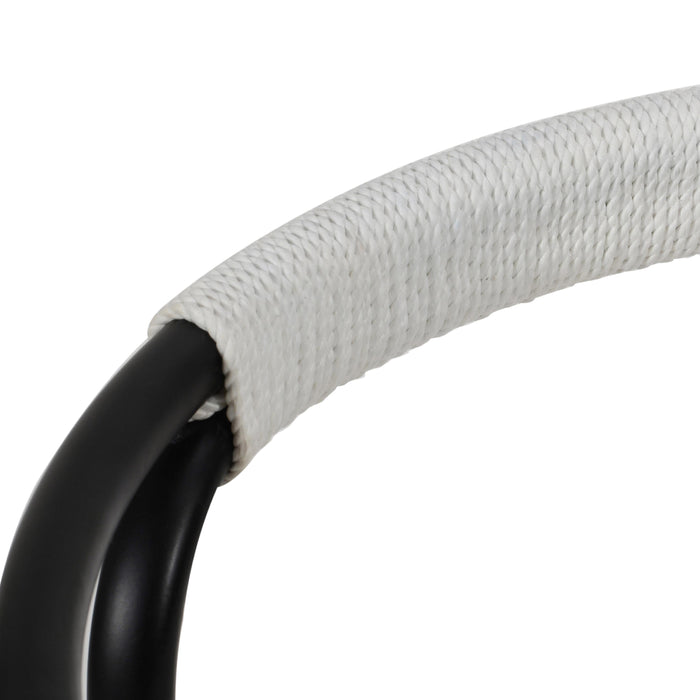 Pansy Cream Outdoor Dining Chair - Home And Beyond