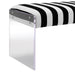 Envy Paris Velvet/Acrylic Bench - UK - Home And Beyond