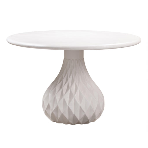 Tulum Ivory Concrete Dining Table - UK - Home And Beyond