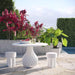 Tulum Ivory Concrete Dining Table - UK - Home And Beyond
