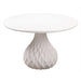 Tulum Ivory Concrete Dining Table - UK - Home And Beyond