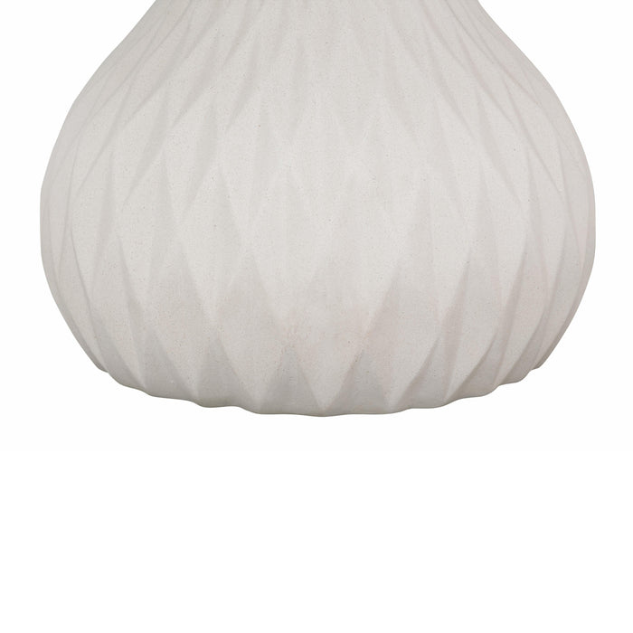Tulum 27.5" Ivory Concrete Indoor / Outdoor Round Coffee Table