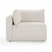 Hangover Cream Performance Fabric Outdoor Modular Corner Chair - Home And Beyond