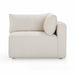 Hangover Cream Performance Fabric Outdoor Modular Corner Chair - Home And Beyond