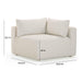 Hangover Cream Performance Fabric Outdoor Modular Corner Chair - Home And Beyond