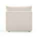 Hangover Cream Performance Fabric Outdoor Modular Armless Chair - Home And Beyond