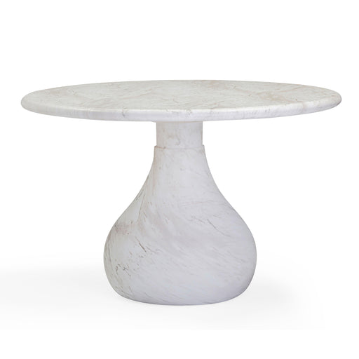Smooch 47" Concrete Indoor/Outdoor Round Dining Table - Home And Beyond
