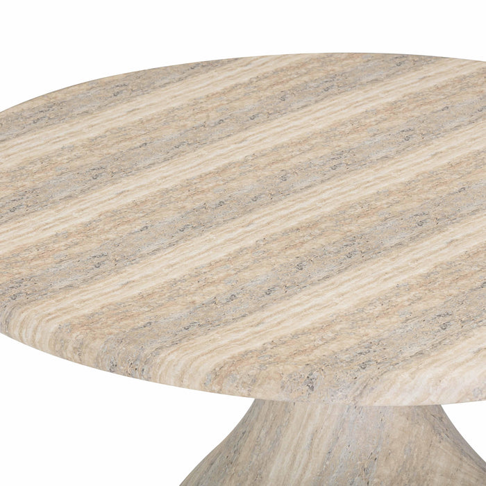Smooch 47" Concrete Indoor/Outdoor Round Dining Table - Home And Beyond