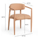 Annika Textured Contract-Grade Fabric Outdoor Dining Arm Chair - Home And Beyond