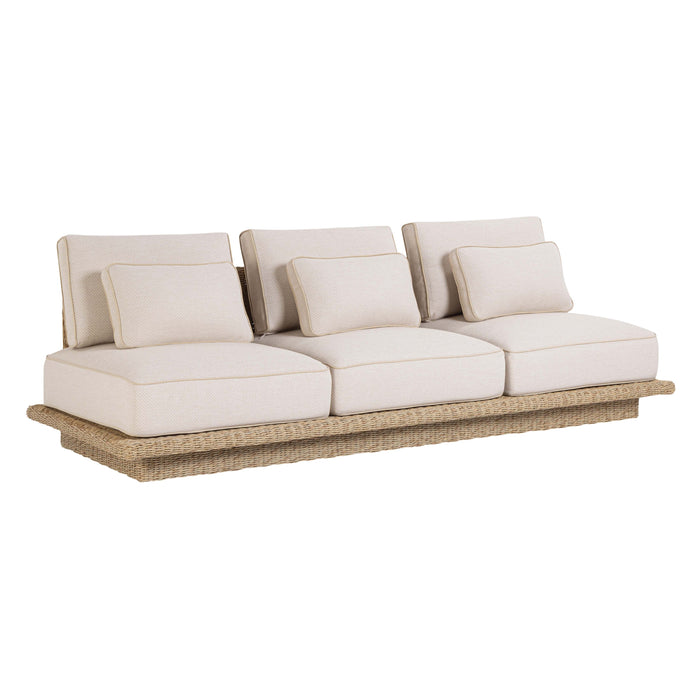 Mora Cream Outdoor Sofa - Home And Beyond