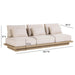 Mora Cream Outdoor Sofa - Home And Beyond