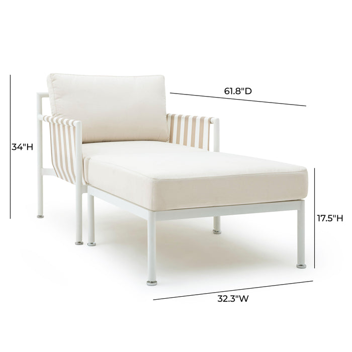 Dunes Cream Outdoor Lounge Set - Home And Beyond