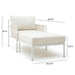 Dunes Cream Outdoor Lounge Set - Home And Beyond