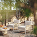 Dunes Cream Outdoor Armchair - Home And Beyond