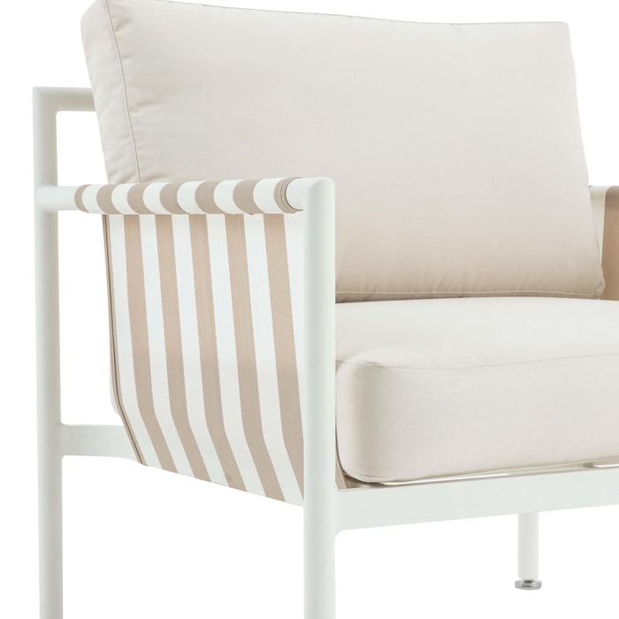 Dunes Cream Outdoor Armchair - Home And Beyond