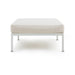 Dunes Cream Outdoor Ottoman - Home And Beyond
