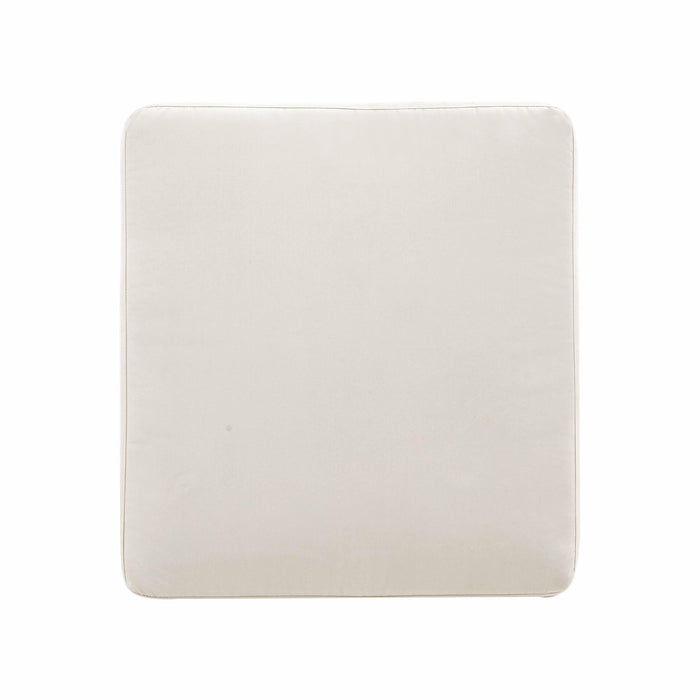 Dunes Cream Outdoor Ottoman - Home And Beyond