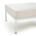 Dunes Cream Outdoor Ottoman - Home And Beyond