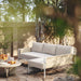 Dunes Cream Outdoor Sectional - RAF - Home And Beyond