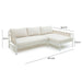Dunes Cream Outdoor Sectional - RAF - Home And Beyond