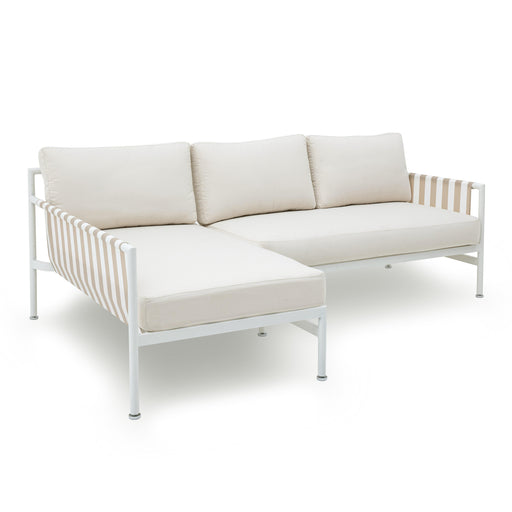 Dunes Cream Outdoor Sectional - LAF - Home And Beyond