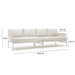 Dunes Cream Outdoor 110 inch Sofa - Home And Beyond