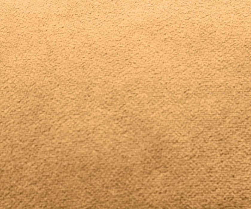 Bounce Dark Terracotta Ruched Velvet Adjustable Ottoman - Home And Beyond