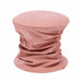 Bounce Rose Pink Ruched Velvet Adjustable Ottoman - Home And Beyond