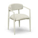 Annika Cream Textured Outdoor Dining Arm Chair - Home And Beyond