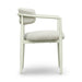 Annika Cream Textured Outdoor Dining Arm Chair - Home And Beyond