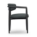 Annika Black Textured Outdoor Dining Arm Chair - Home And Beyond