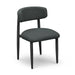 Annika Black Textured Outdoor Dining Side Chair - Home And Beyond