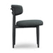 Annika Black Textured Outdoor Dining Side Chair - Home And Beyond