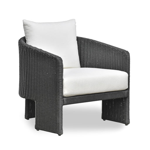 Alexa Rattan Performance Fabric Outdoor Armchair - Home And Beyond
