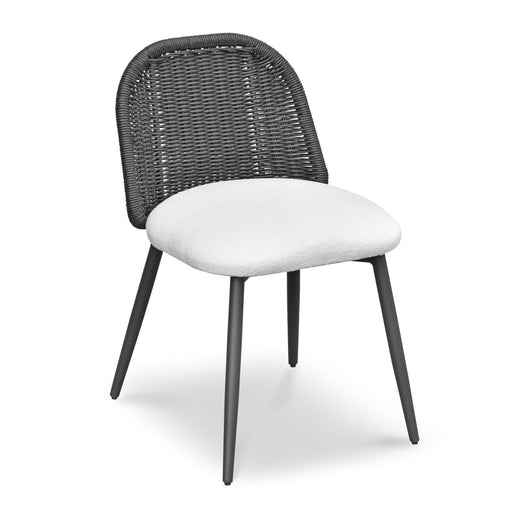 Alexa Rattan Performance Fabric Dining Chair - Home And Beyond