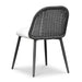 Alexa Rattan Performance Fabric Dining Chair - Home And Beyond