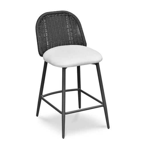 Alexa Performance Fabric Outdoor Stool - Home And Beyond