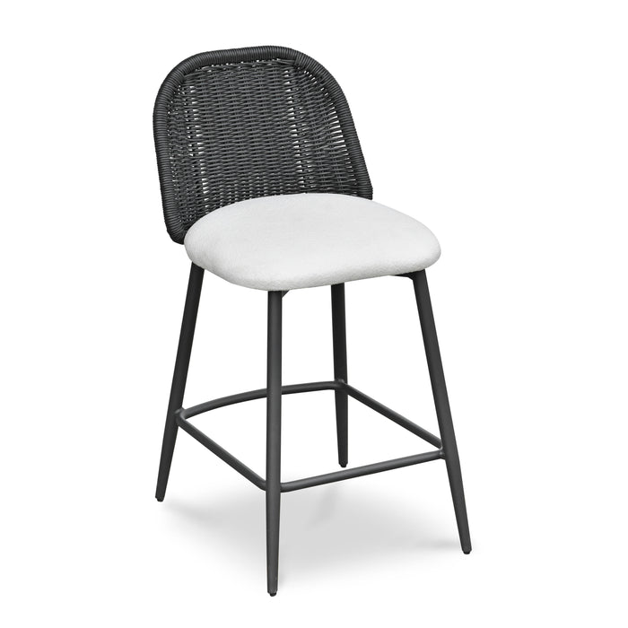 Alexa Performance Fabric Outdoor Stool - Home And Beyond