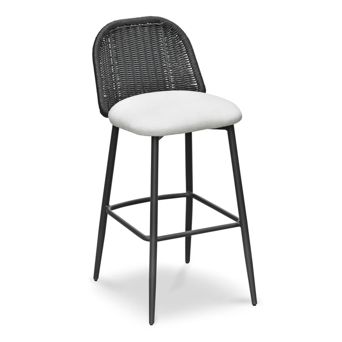 Alexa Performance Fabric Outdoor Stool - Home And Beyond