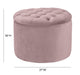 Queen Mauve Velvet Storage Ottoman - UK - Home And Beyond