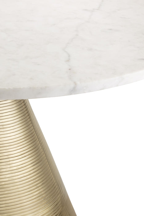 Tempo 30" Marble Round Coffee Table