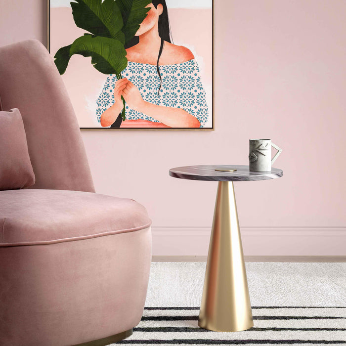 Addyson Marble Side Table - UK - Home And Beyond