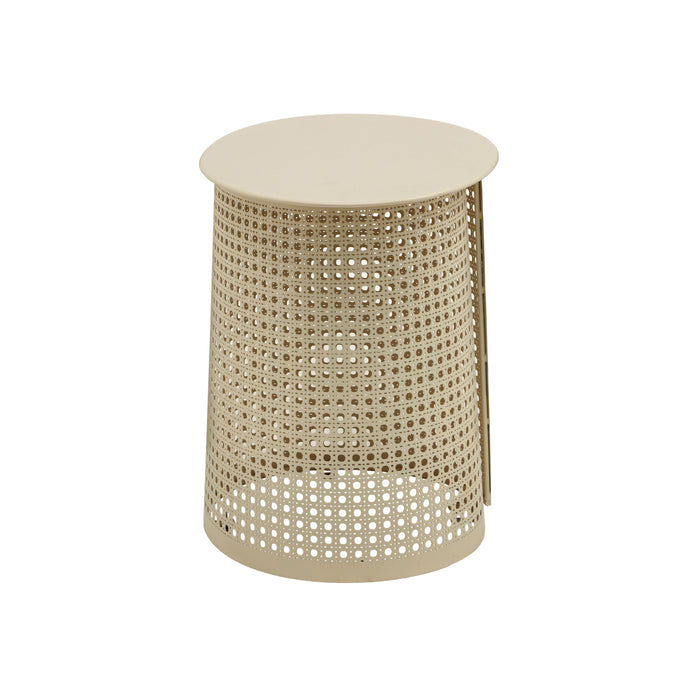 Pesky Eggnog Cream Side Table - Home And Beyond
