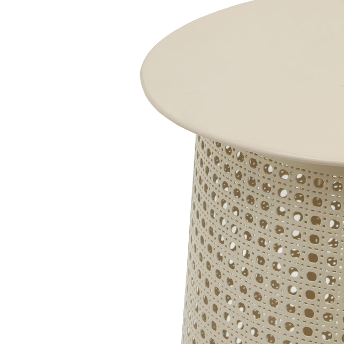 Pesky Eggnog Cream Side Table - Home And Beyond